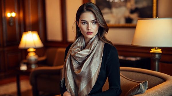 10 façons élégantes de porter le foulard en soie avec style