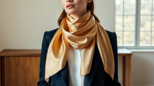 10 façons élégantes de porter le foulard en soie avec style